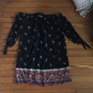 Off the shoulder dress